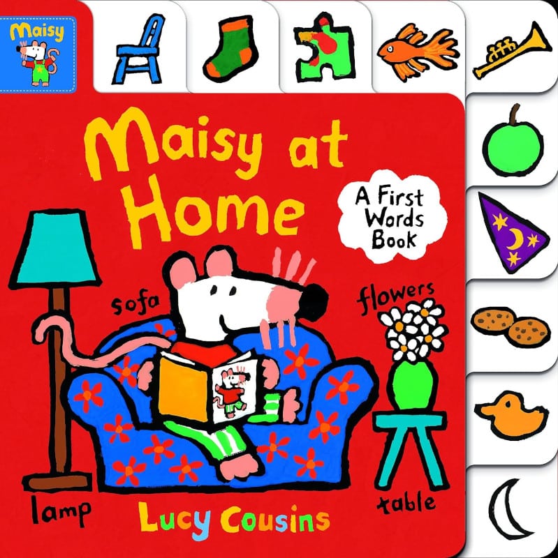 Maisy at Home - A First Words Book by Lucy Cousins - Best Books for Babies, Ages 1, 2